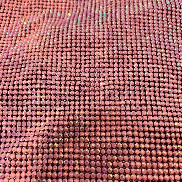 Custom Made Halter Dress With Pink Shimmering Rhinestones - Size 2 - Picture 9 of 16